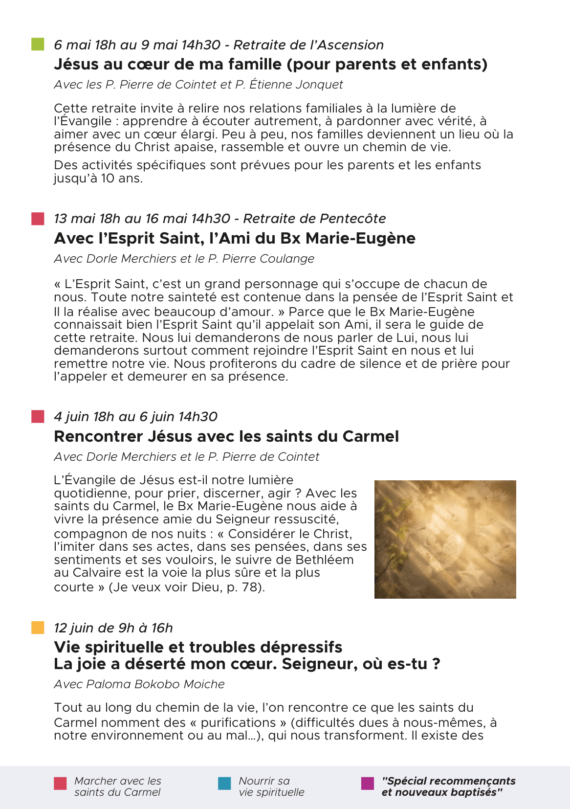 Programme Centre spirituel Notre-Dame de Vie-6